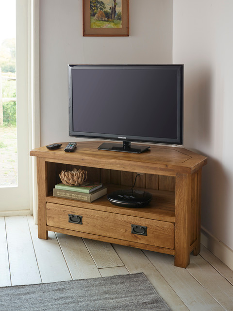Original rustic oak tv unit deals