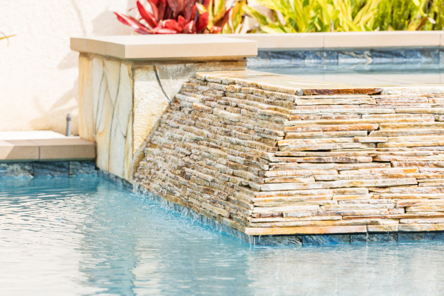 Backyard Transformation | Orange County, CA mediterraneo-piscina