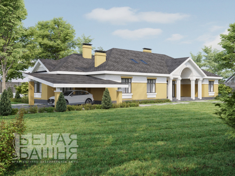 Жилой дом с мансардным этажом