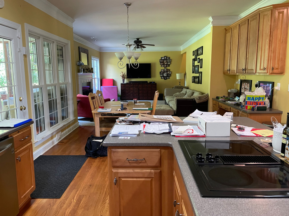 Kitchen and living room remodel