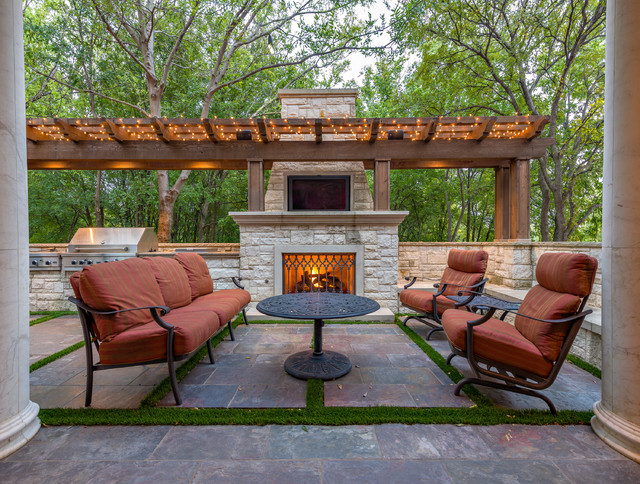 Outdoor Living - Mediterranean - Patio - Dallas - by ...