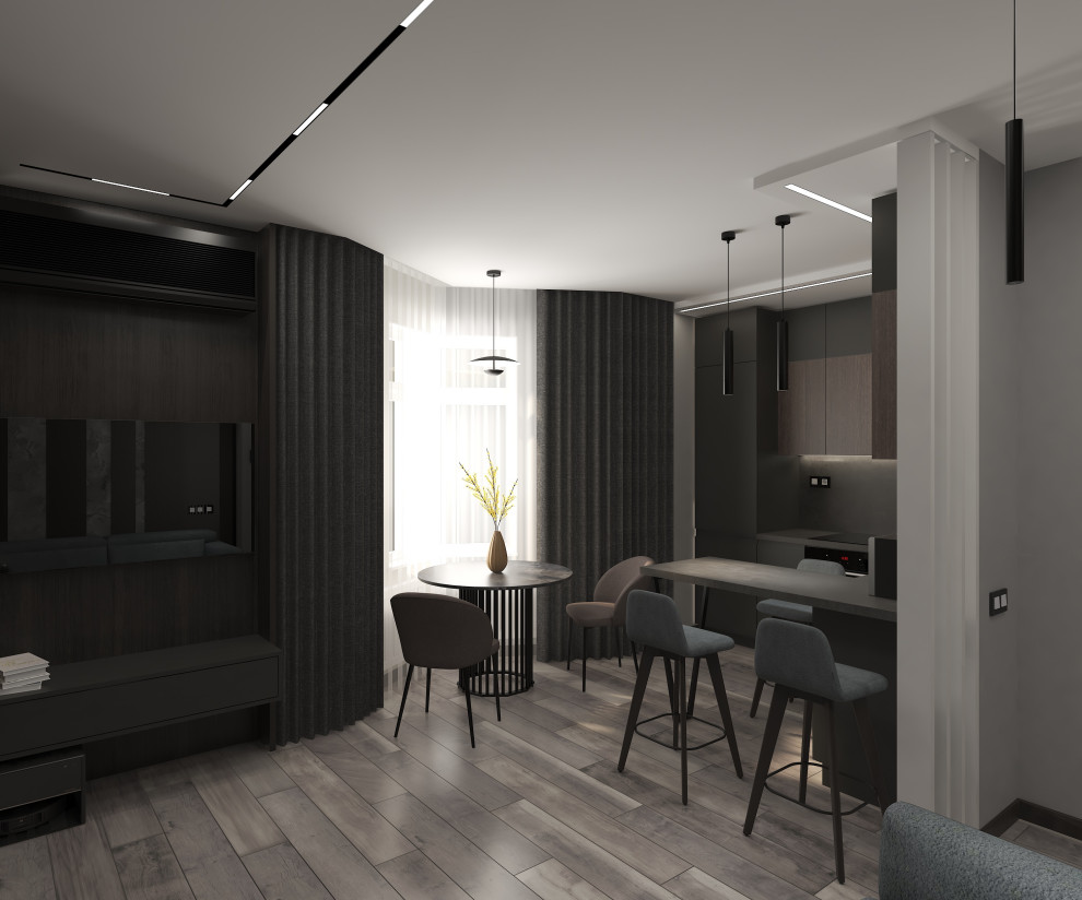 Дизайн-проект однокомнатной квартиры