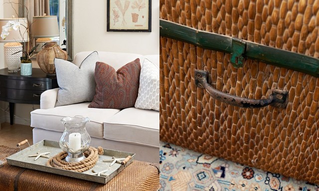 Rustic Romantic lantlig-vardagsrum