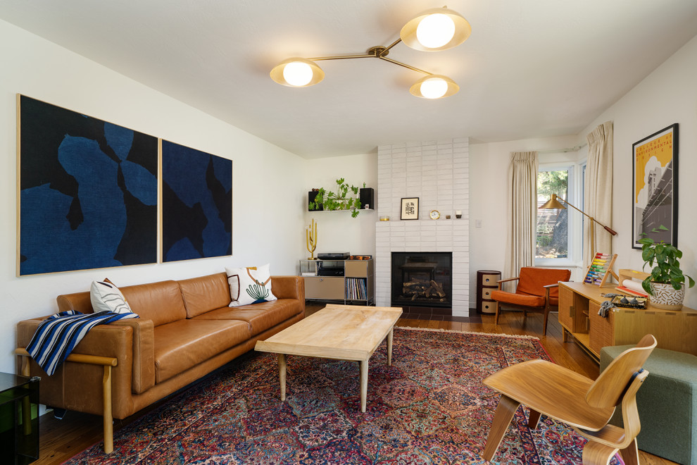 Playful Mid-Century Inspired Home Remodel with Custom Millwork