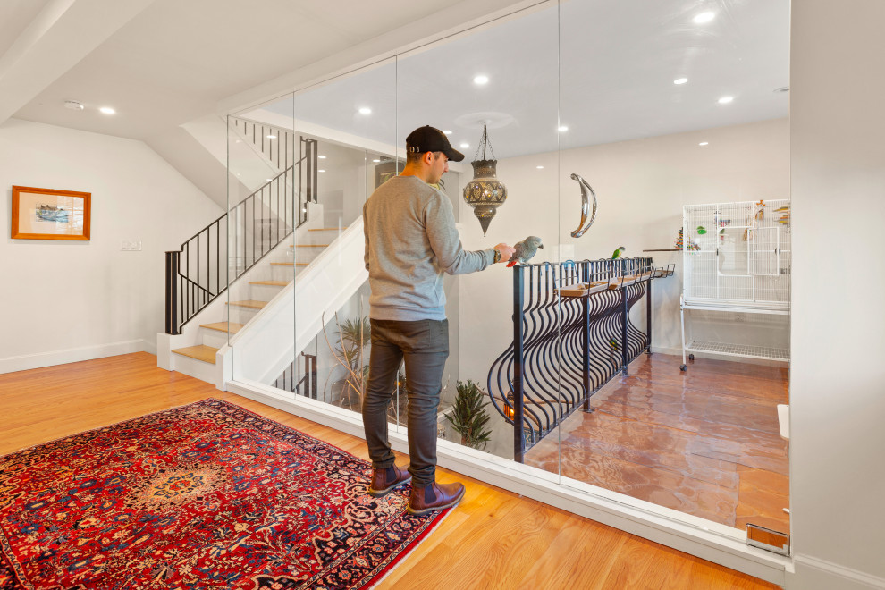 Somerville Aviary Home - Eclectic - Staircase - Boston - by New England ...