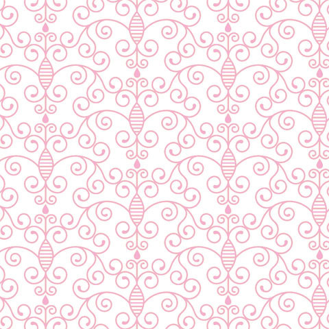 Simply Swirls Pink Shelf Paper Drawer Liner Traditional Drawer