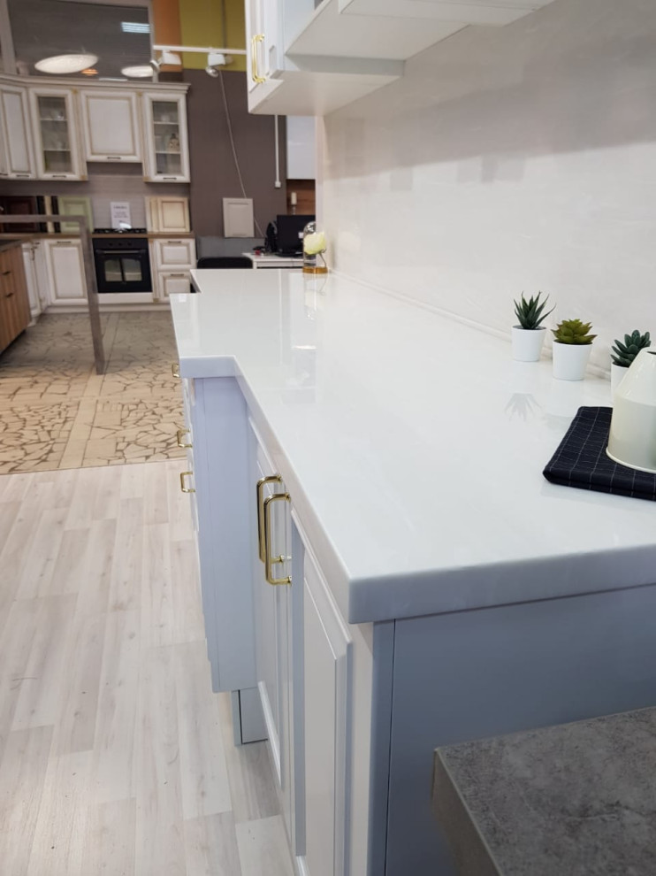 Столешница и стеновая панель из камня S-113 для нашего партнёра