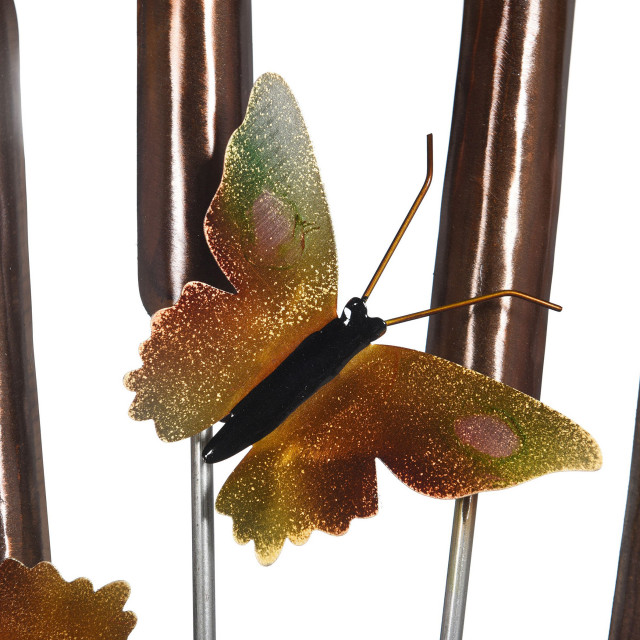 Spirited Metallic Lasered And Polished Metal Wall Decor Green, Gold