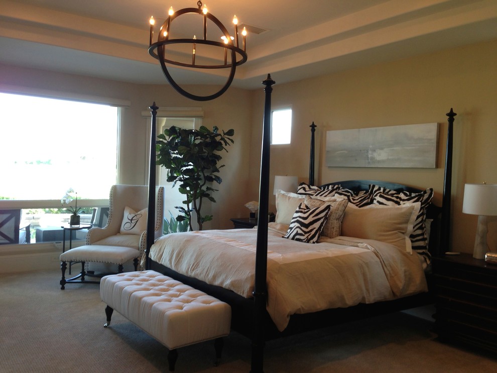 Design ideas for a bedroom in Orange County.