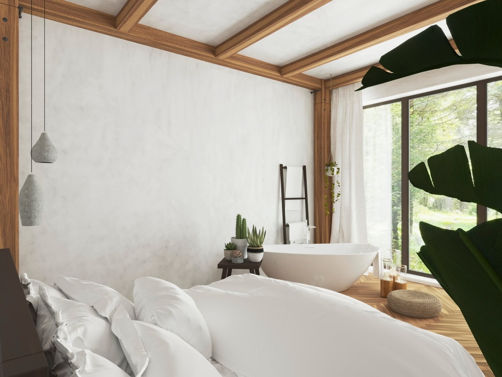 Спальня в эко-стиле