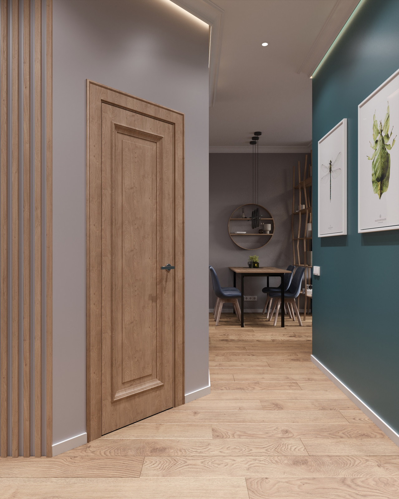 Трехкомнатная квартира 63 м² для семьи с ребенком в ЖК Дмитровское