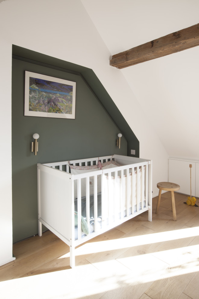 This is an example of a modern nursery in Paris.