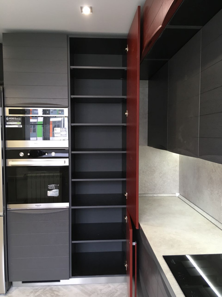 Угловая кухня в современном стиле