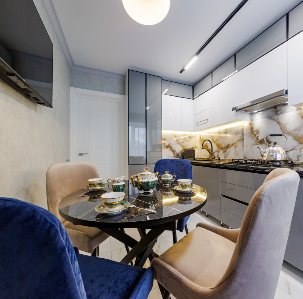 Дизайн трехкомнатной квартиры в современном стиле. 72 кв. м.