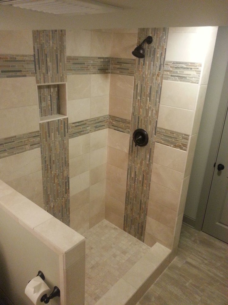 Natural Stone Tiled Shower