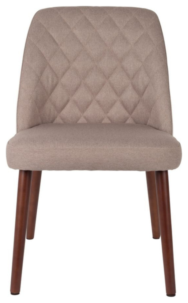 Beige Dining Chair Set of 2, DF Conway Midcentury Dining Chairs