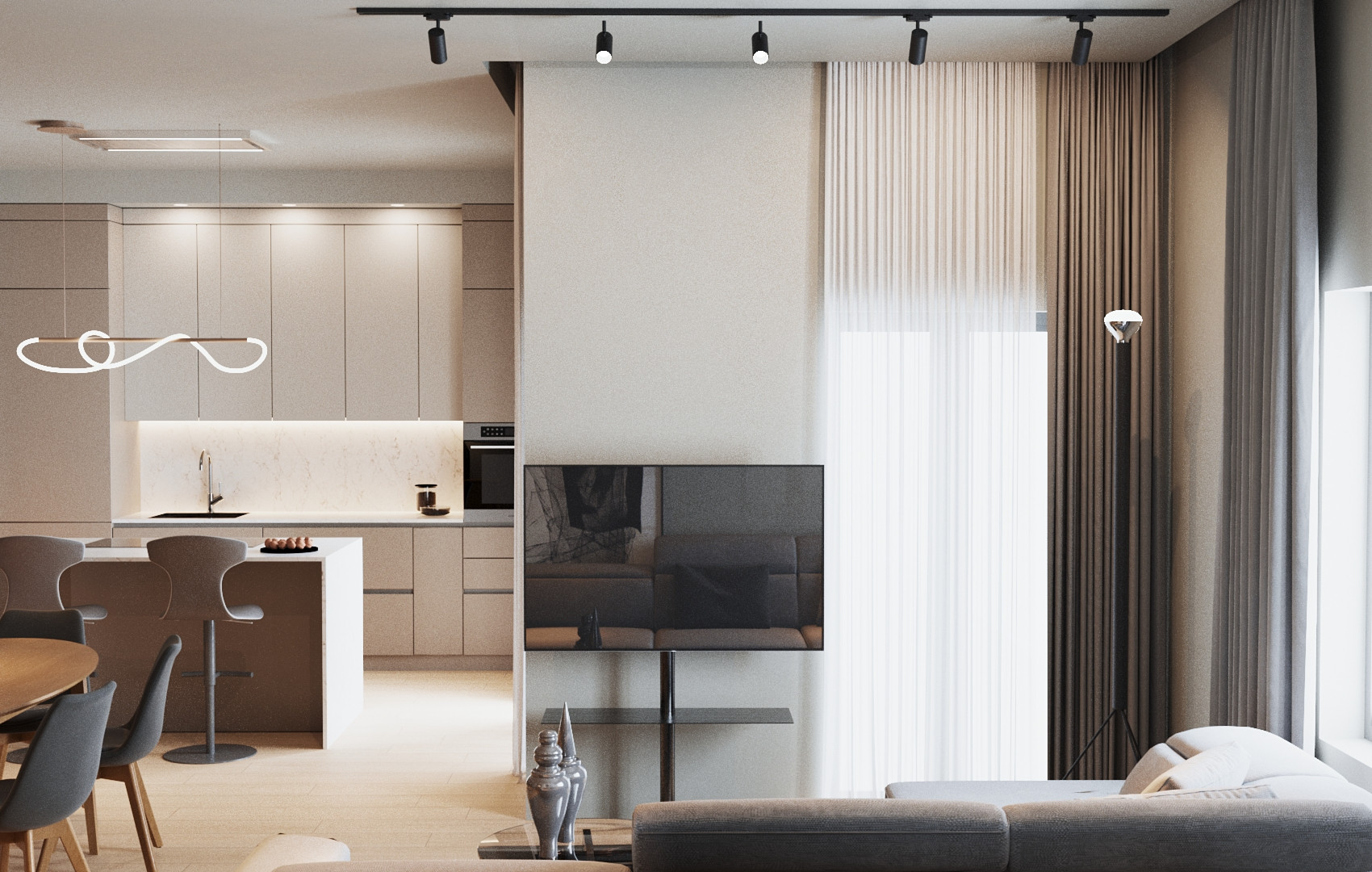 Ristrutturazione totale Pentalocale - 140mq // Progetto in corso