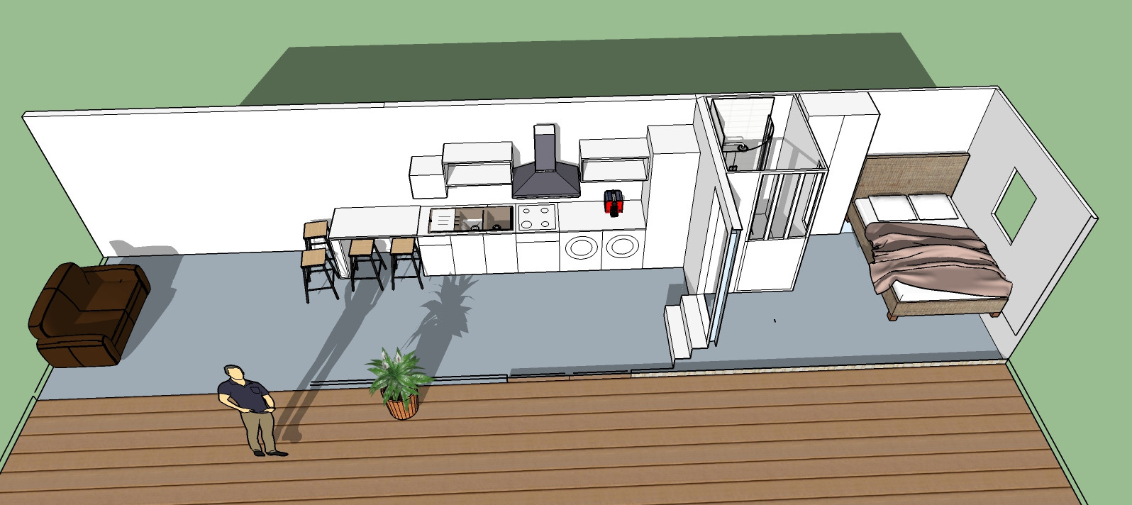 aménagement d'une TINY HOUSE