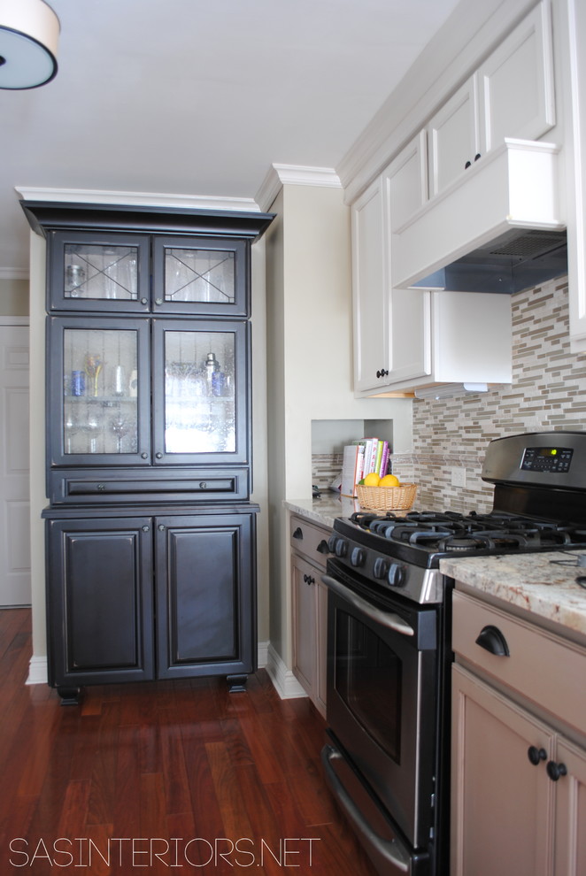 Inspiration for a transitional kitchen remodel in Boston