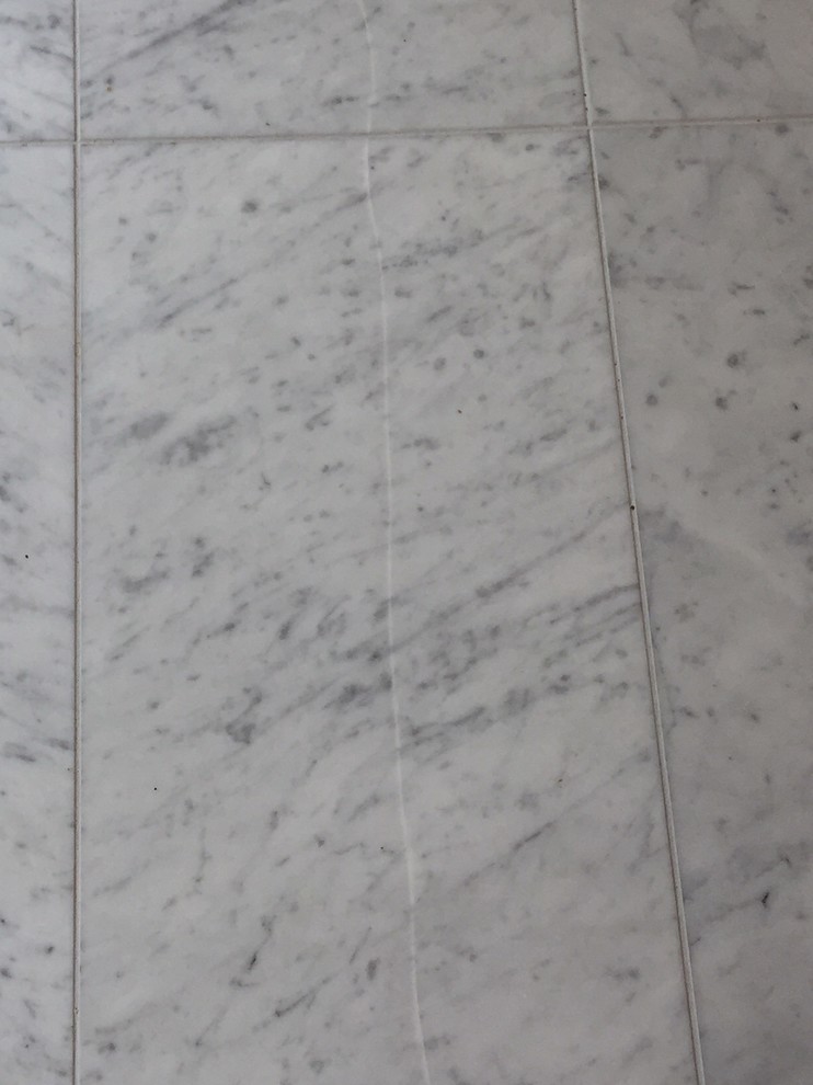 Marble Tile Cracking