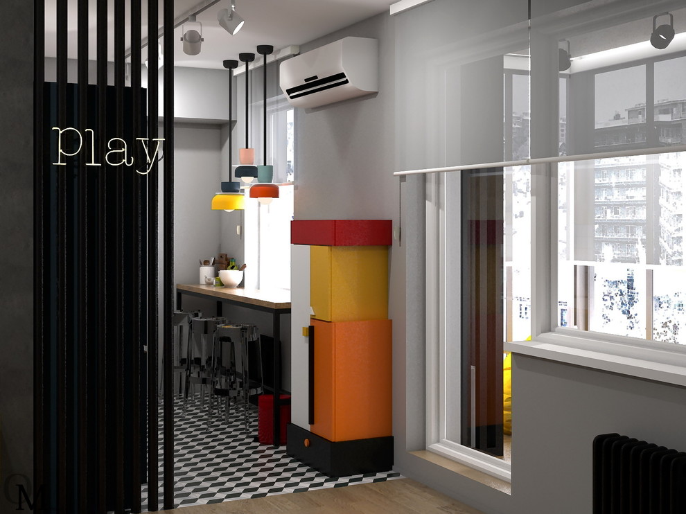 Квартира "Яркие акценты"