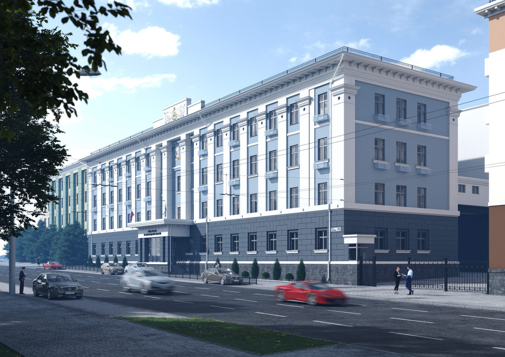 Проект капитального ремонта фасадов здания УМВД России по Белгородской области