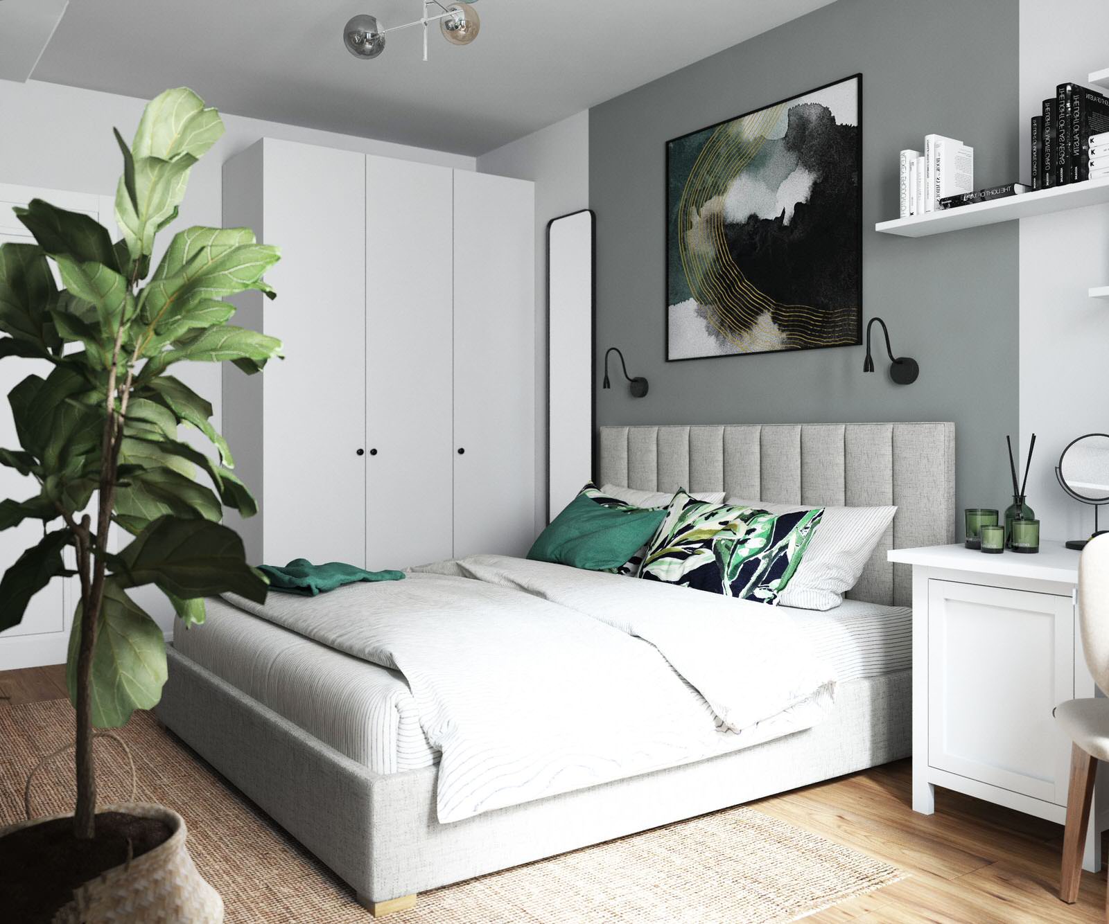 роскошный серо-зеленый