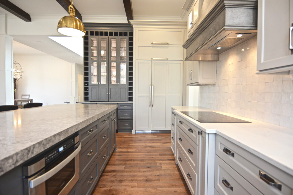 Inspiration for a transitional kitchen remodel in Indianapolis