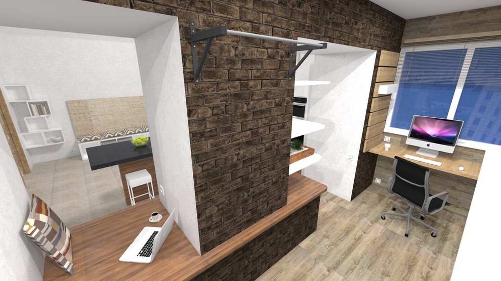 Технический проект двухкомнатной квартиры 60 кв. м. Застройщик Крост