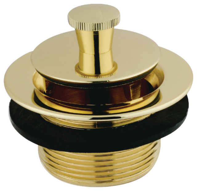 Kingston Brass Lift and Lock Bathtub Drain Transitional Bathroom