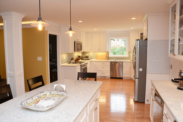 Rockville, MD White Kitchen Remodel traditional-kitchen