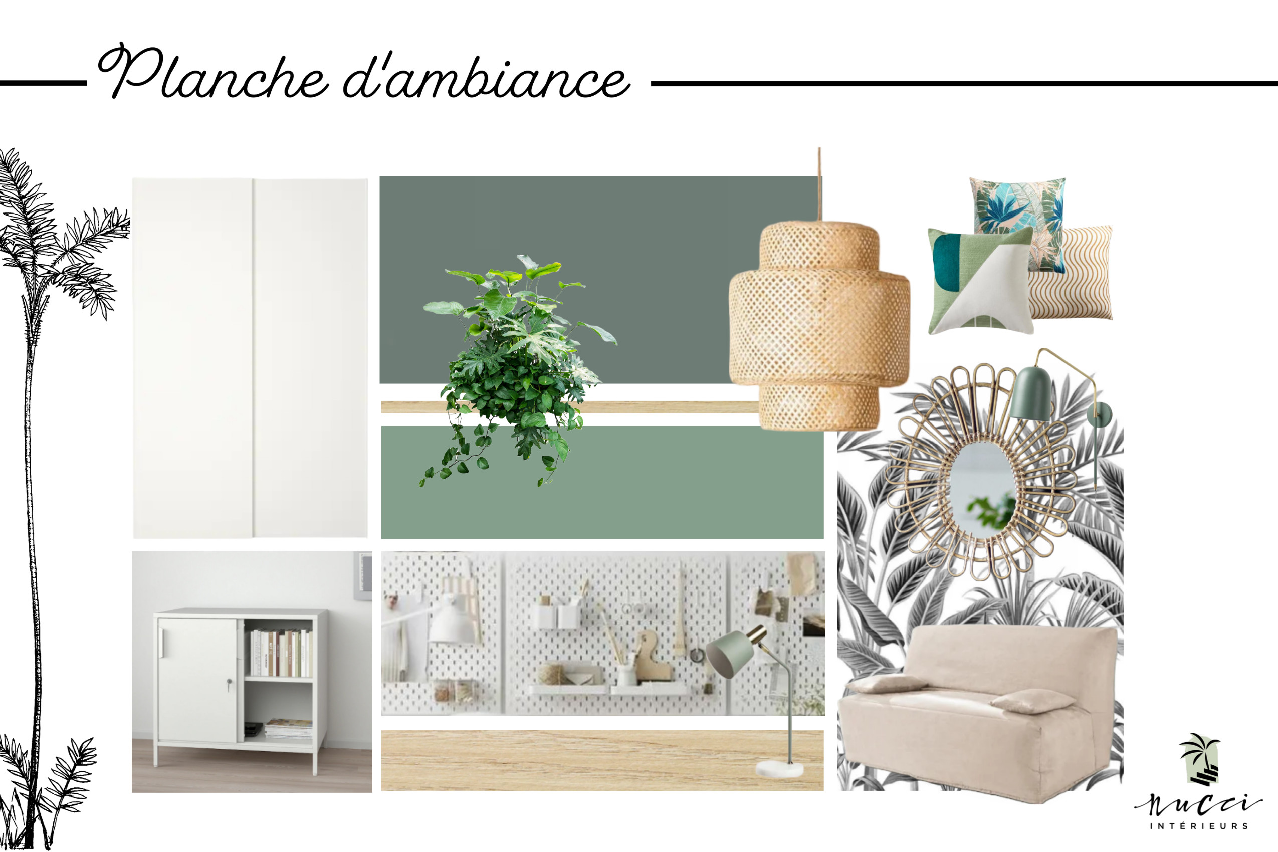 planche d'ambiance bureau