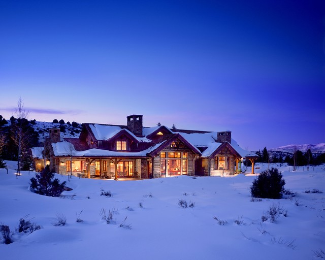 Refined Mountain Rustic montagne-facade