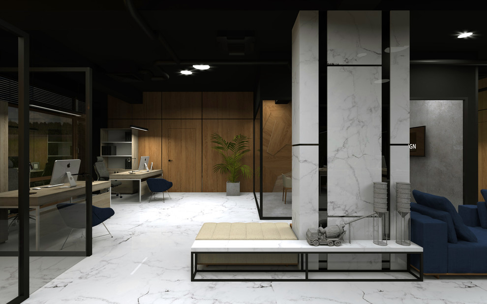 Дизайн офиса итальянский минимализм