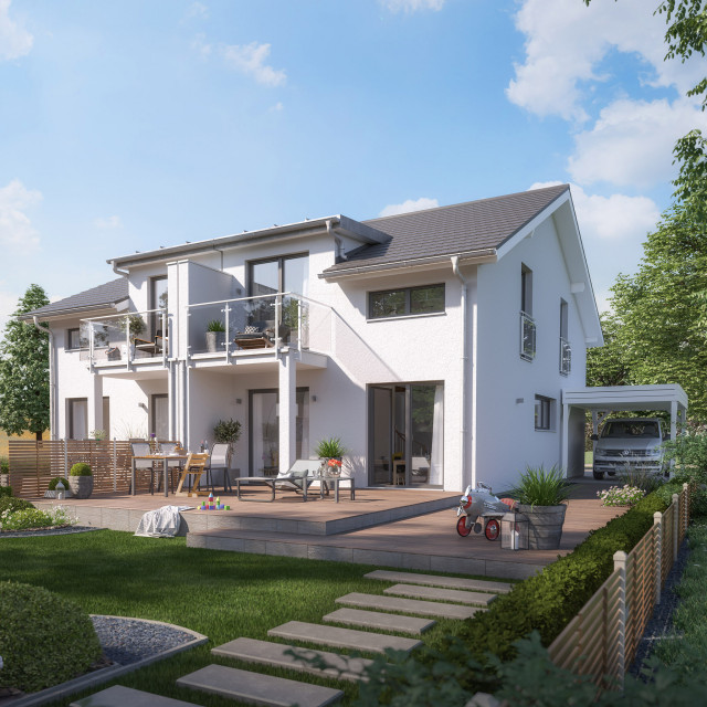SOLUTION 125 &ndash; Doppelhaus trendy-hus-og-facade