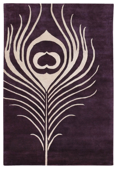 Thomas Paul T-FEPC Purple Modern Rug