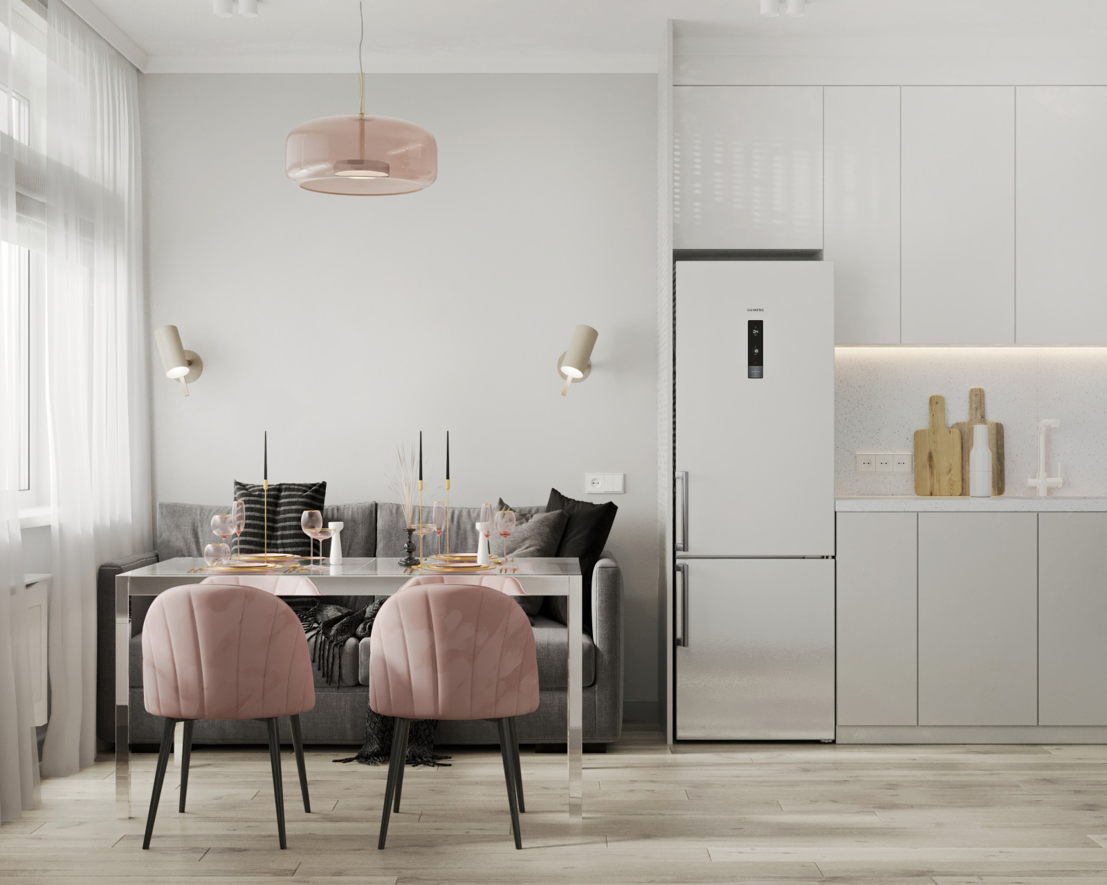 Хюгге и немного розового...