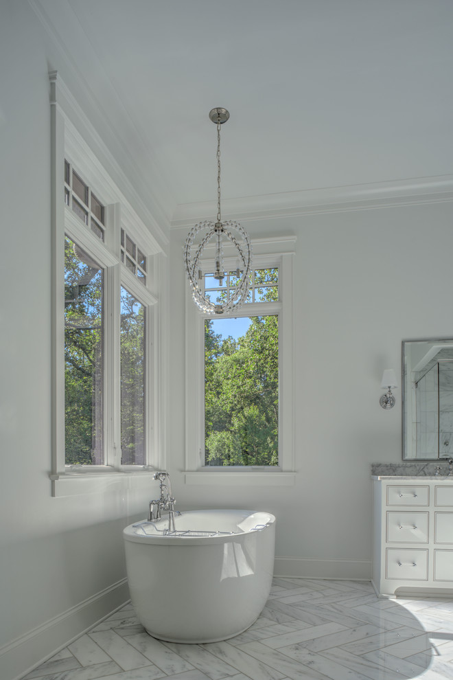 Bathroom - transitional bathroom idea in Charlotte
