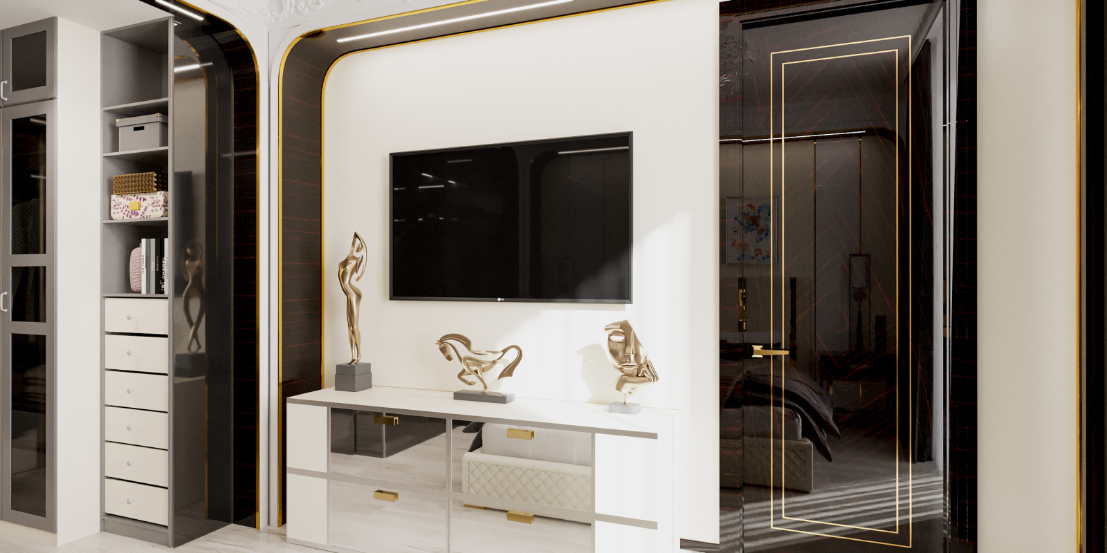 Многомерный интерьер как искусство.