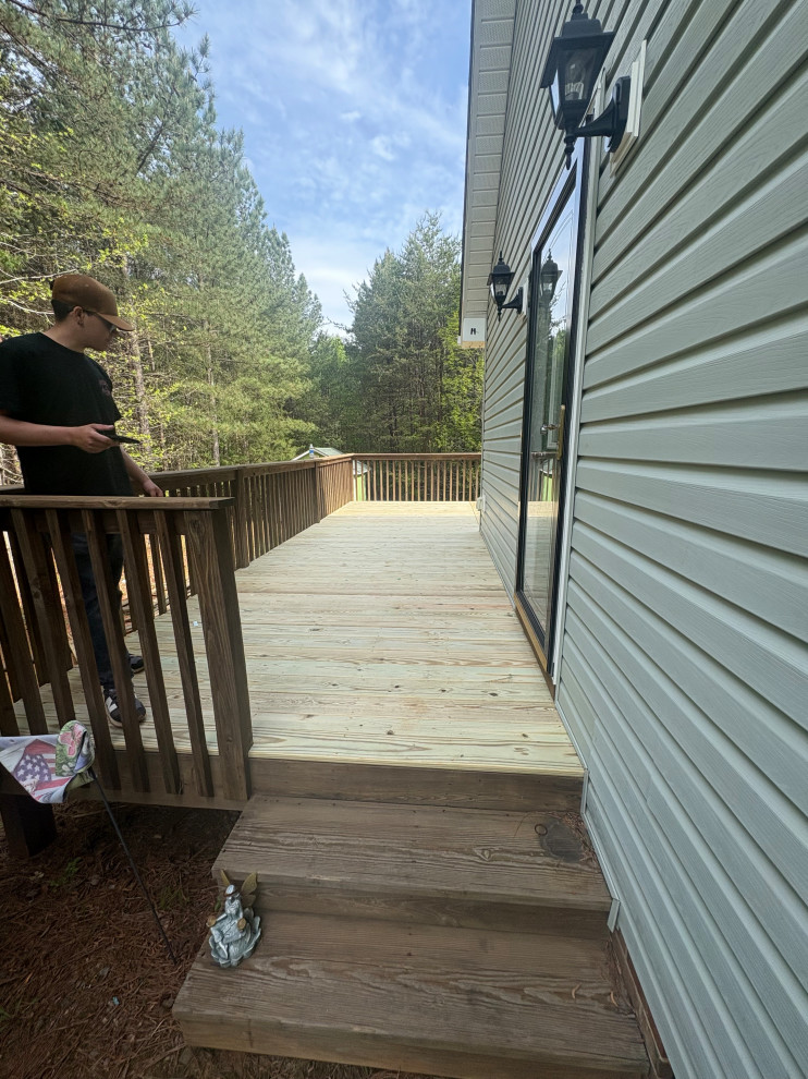 deck refinshed