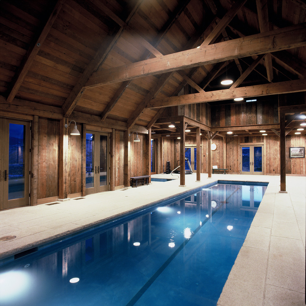 Pool - rustic pool idea