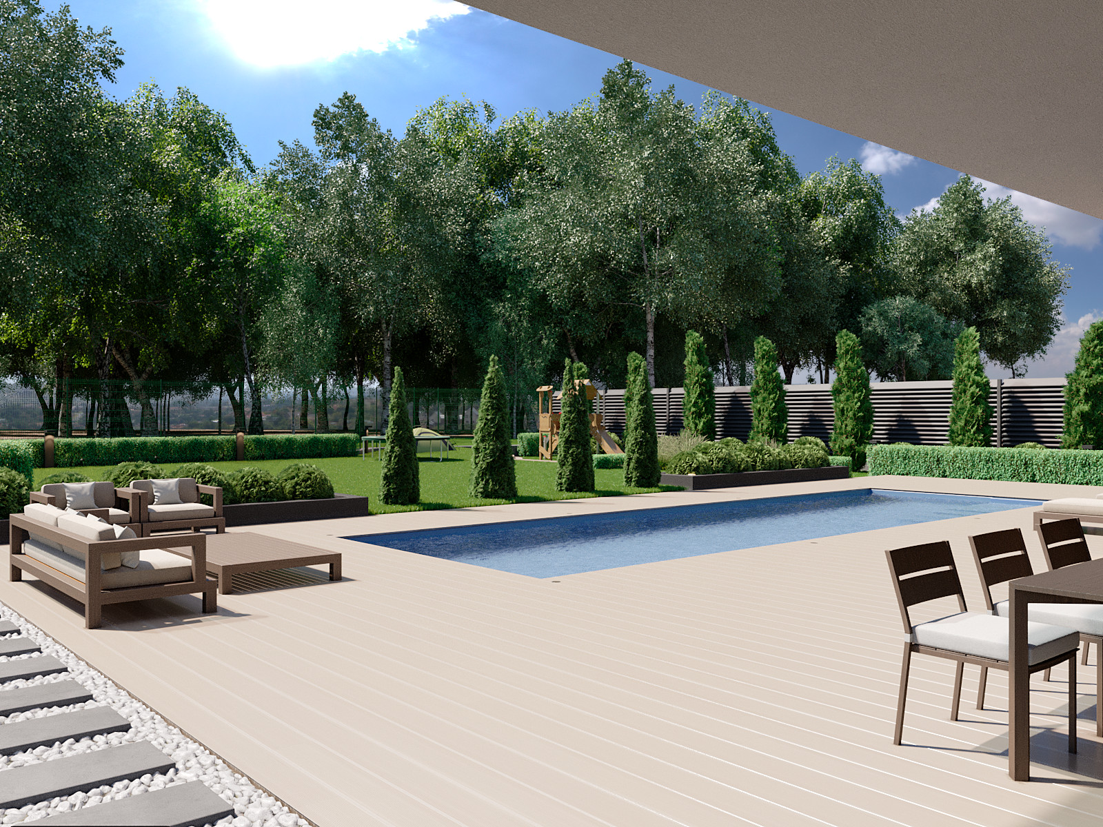 Ландшафт в стиле минимализм