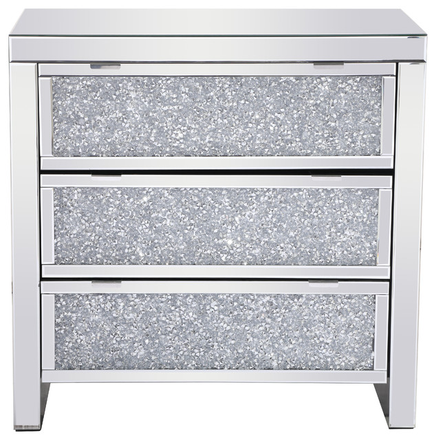 31 5 Mirrored Crystal Cabinet Contemporary Accent Chests And 31 5 Mirrored Crystal Cabinet Contemporary Accent Chests And Cabinets By Elegant Furniture Lighting