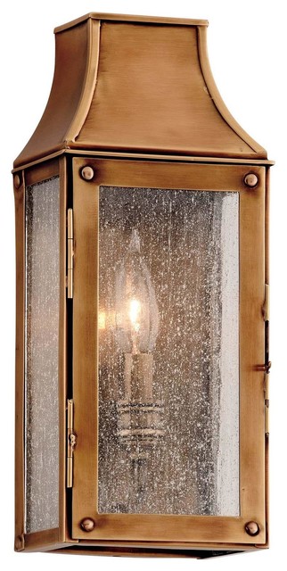 Troy Lighting Beacon Hill 5" Outdoor Sconce in Brass