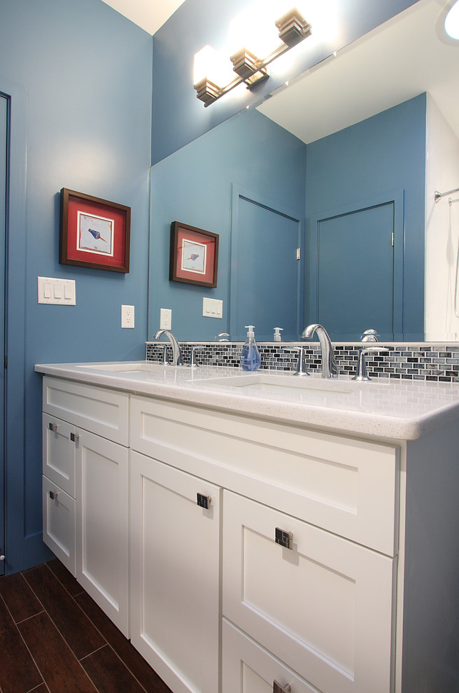 Photo of a transitional bathroom in DC Metro.