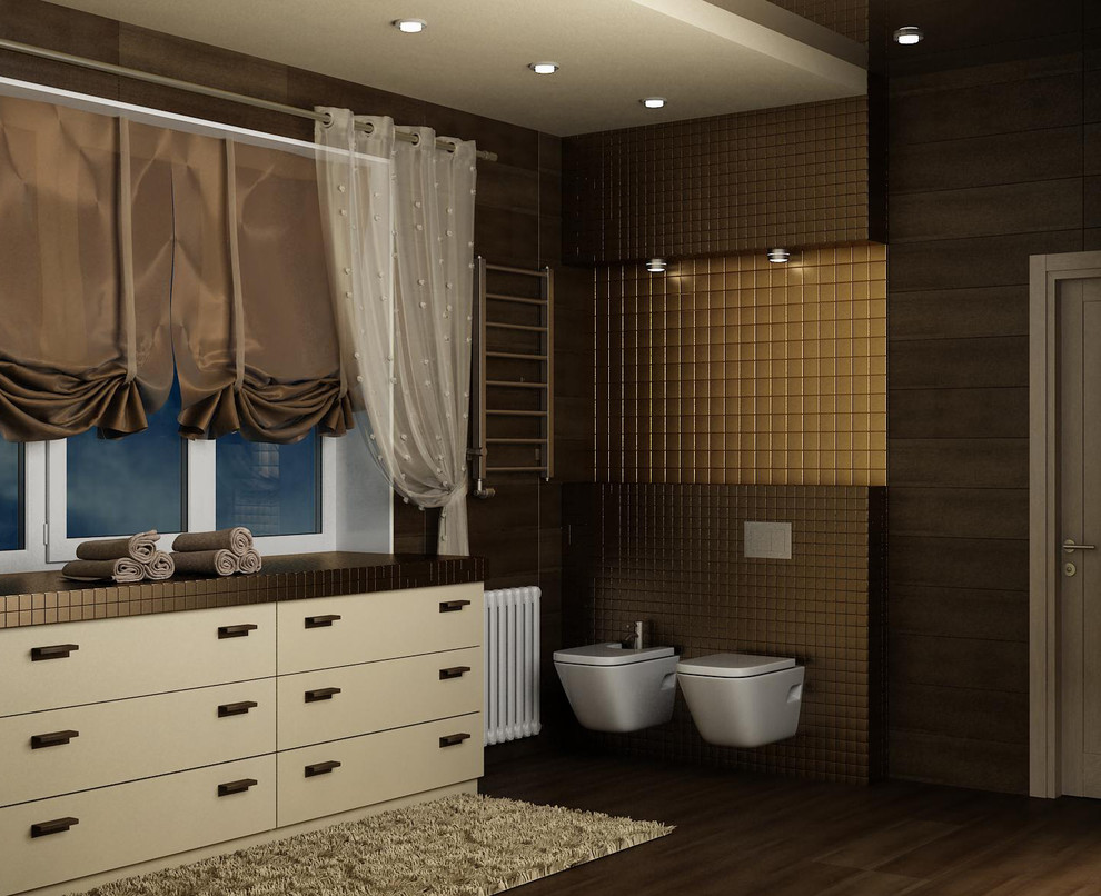 Ванная комната с сауной