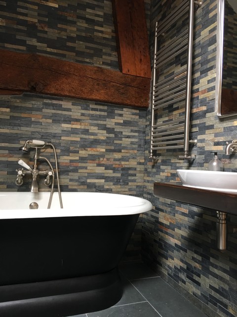 Barn conversion, Norfolk eclectic-bathroom