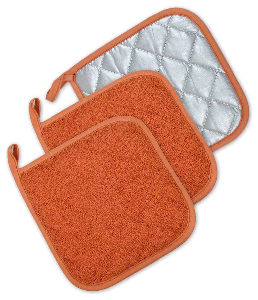 DII Terry Pot Holder Spice, Set of 3
