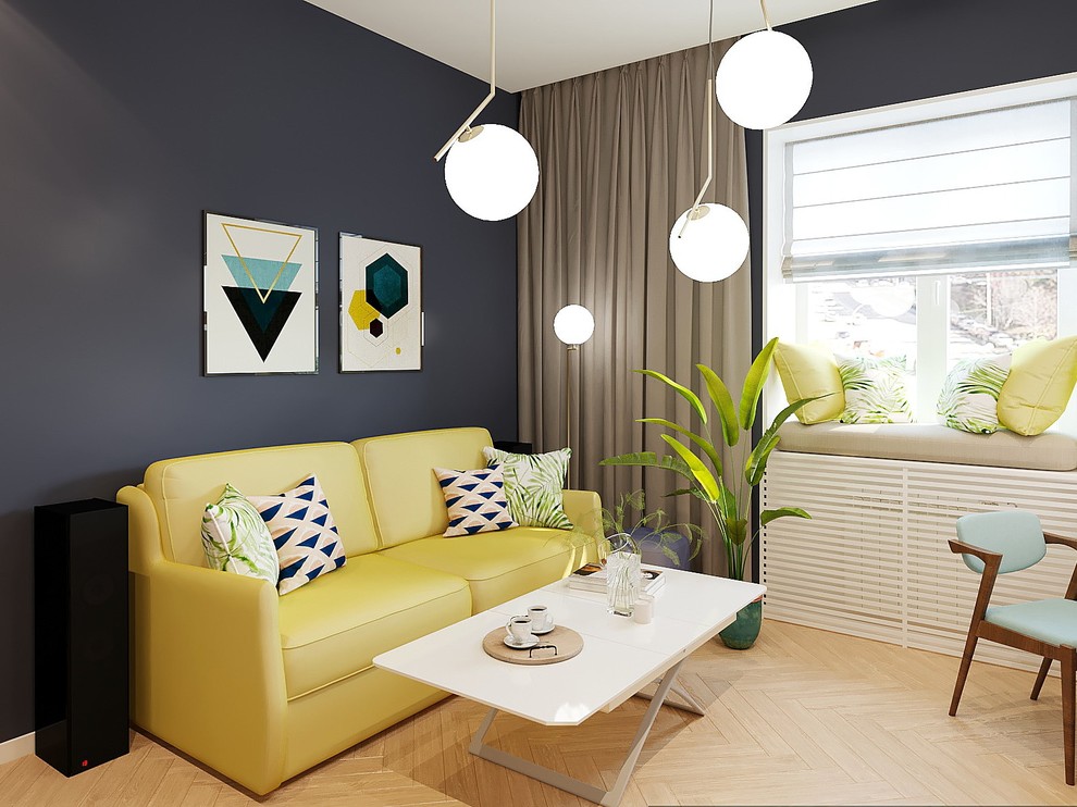 Двухкомнатная квартира на ул. Советская в стиле mid-century