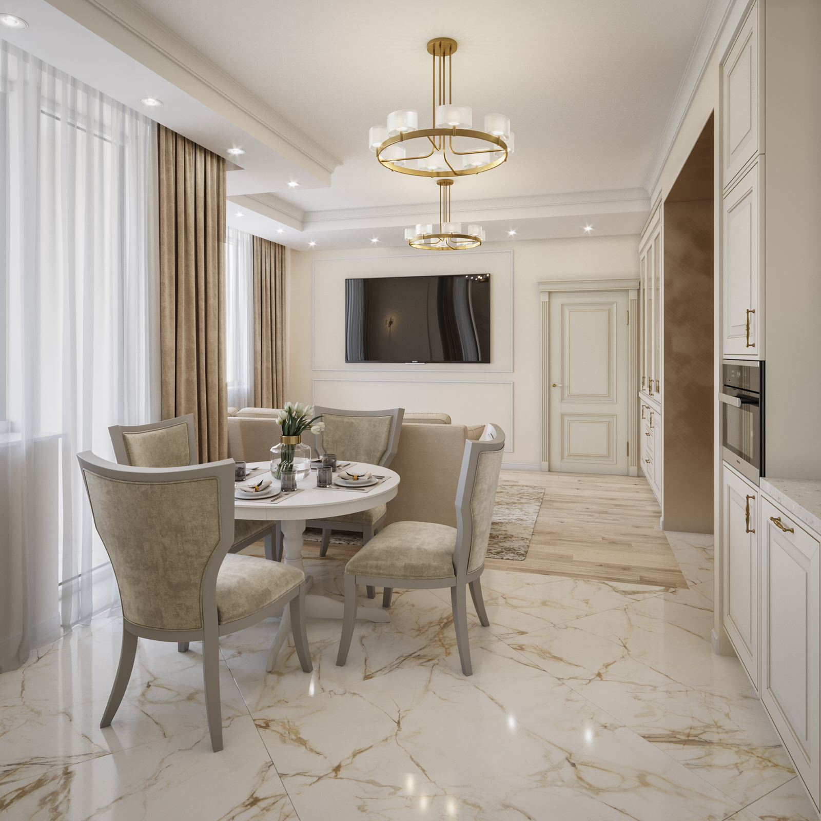 Кухня-гостиная